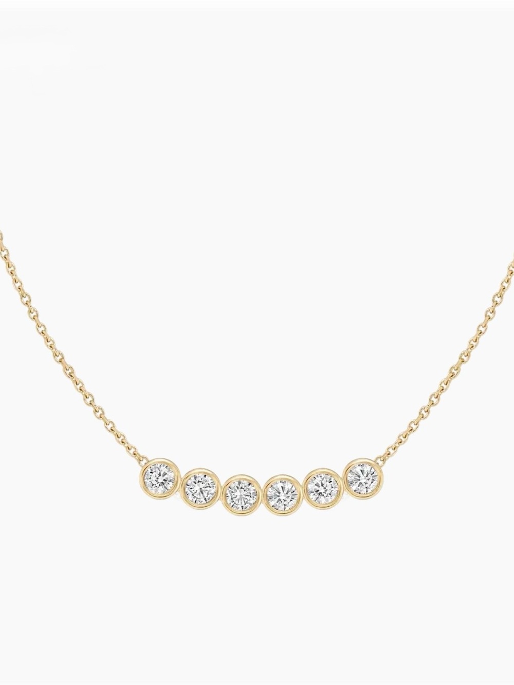 Idyl 14K Yellow Gold Lab-Grown Diamond Lena Pendant Necklace